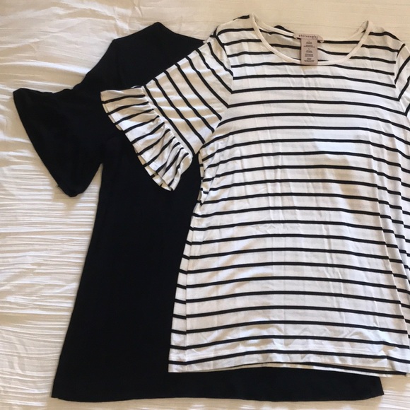Philosophy Tops - 2 for 1 Ruffle Sleeve Tops